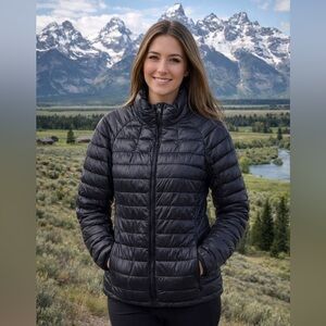 Jackson Hole Outwerwears Women’s Ultra Light Packable Puffer Jacket Blk Size M
